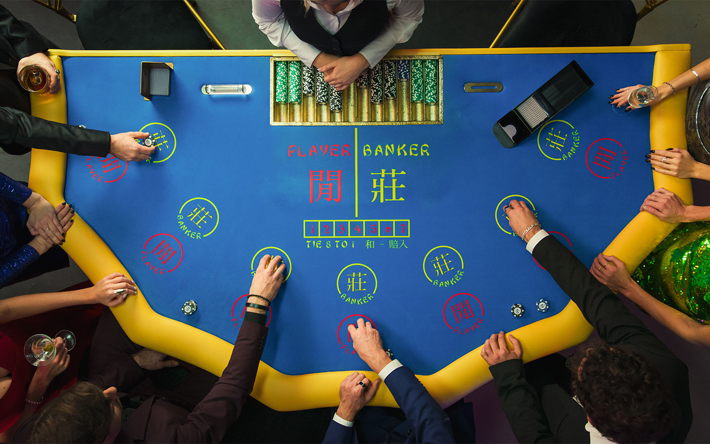 百家乐游戏牌桌